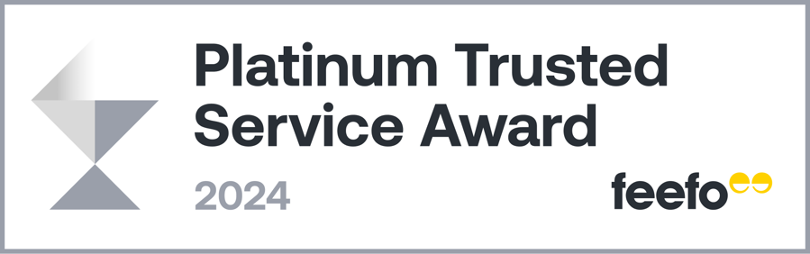 Feefo Award - Platinum Trusted Service Award 2024