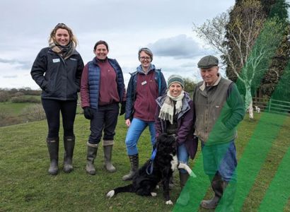 Members from, charity The Country Trust, featuring Oxbury Agricultural Relationship Manager, Charlotte Wildman